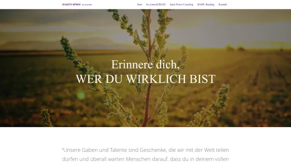 Website Screenshot: Martin Böhm - Startseite - Martin Böhm - Date: 2023-06-23 12:06:38