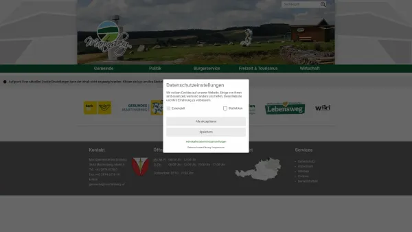 Website Screenshot: Marktgemeinde Martinsberg Wir stellen uns vor - Martinsberg - GEM2GO WEB - Startseite - Date: 2023-06-23 12:06:38