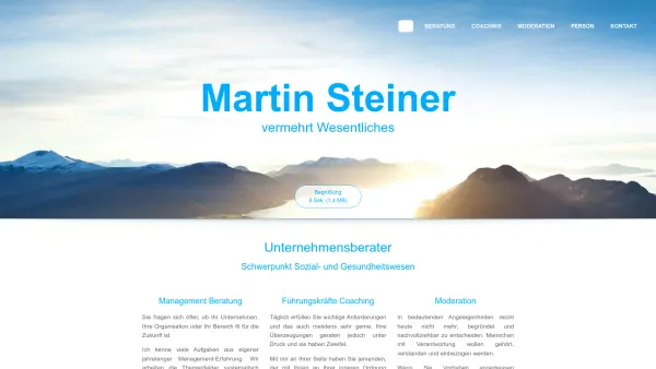 Website Screenshot: MartSteiner Unternehmensberater - Startseite - Martin Steiner - Date: 2023-06-23 12:06:38