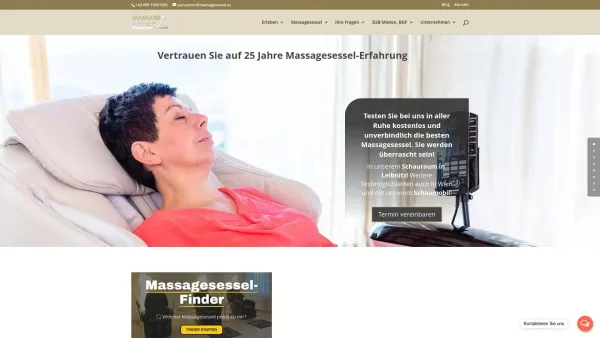 Website Screenshot: Massagesessel by Lang - Massagesessel - Alle Modelle 2022 - Jetzt kostenlos testen! - Date: 2023-06-23 12:06:41