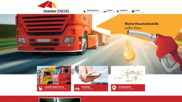 Website Screenshot: masterDIESEL Tankstellenbetriebs GmbH - Masterdiesel - masterDIESEL - Date: 2023-06-23 12:06:41