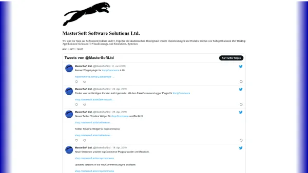 Website Screenshot: MasterSoft Software Solutions Ltd. - Wartungsarbeiten - Date: 2023-06-14 10:43:44