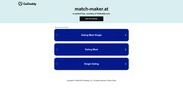 Website Screenshot: match-maker.at - Date: 2023-06-23 12:06:41