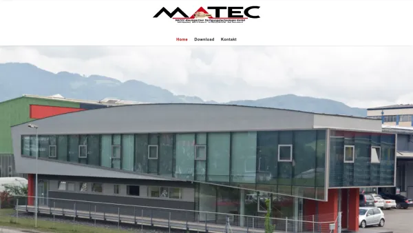 Website Screenshot: Matec Baumgartner Fertigungstechnologie - Home - Matec Baumgartner Fertigungstechnologie - Date: 2023-06-23 12:06:41