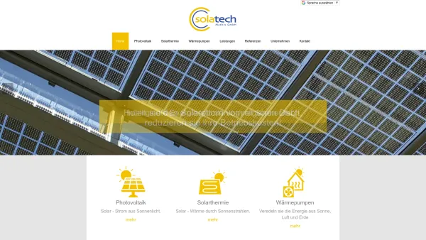 Website Screenshot: Manfred Franz MATHIS SOLATECH - Home | Solatech Mathis GmbH, Lustenau | Photovoltaik - Handel, Wärmepumpe, Solar, Solarspeicher, Eigenverbrauch, Tesla - Date: 2023-06-23 12:06:41