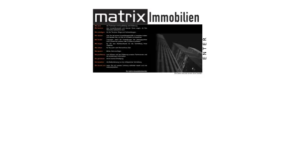 Website Screenshot: matrix Immobilien GmbH - Matrix-Immobilien, Manuela Helletsgruber, Immobilienmaklerin, Linz, Projekte, Haeuser - Date: 2023-06-23 12:06:41