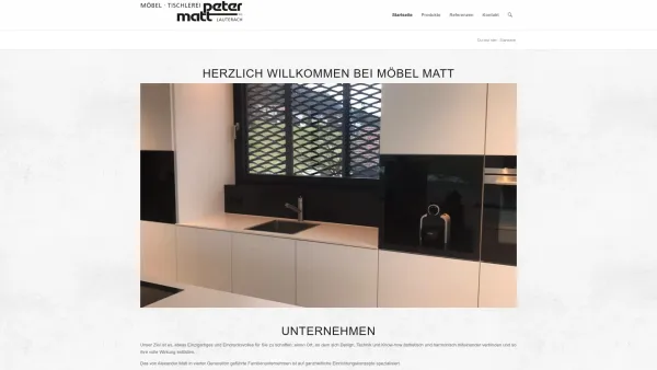 Website Screenshot: Moebeltischlerei Peter Matt - matt-moebel.com – Möbel Tischlerei – Peter Matt OG, Lauterach - Date: 2023-06-15 16:02:34