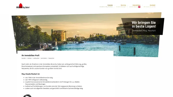 Website Screenshot: Immobilien Mag. Mauhart - Immobilien Mag. Mauhart ~ staatlich konzessionierte Immobilientreuhänderin - Date: 2023-06-23 12:06:44