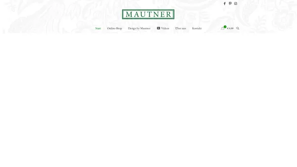 Website Screenshot: Mautner Drucke Martina Reischauer - Handbedruckte Tracht aus dem Ausseerland - Mautner Drucke seit 1930 - Date: 2023-06-23 12:06:44