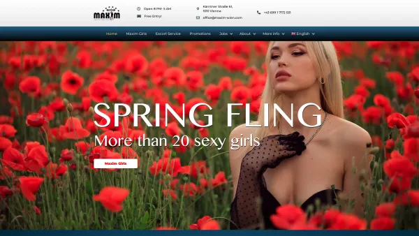 Website Screenshot: DELIZIÖS KG - Sexclub Maxim Wien | Brothel Near Me | Night Club | Sex Vienna - Date: 2023-06-14 10:43:44