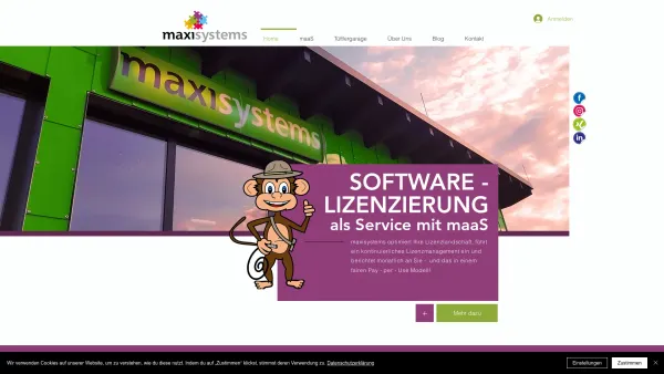 Website Screenshot: Maxisoft - maaS | maxisystems | Österreich - Date: 2023-06-15 16:02:34