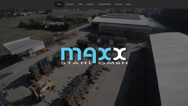 Website Screenshot: MAXX-STAHL MAXX STAHL GmbH Stahlhandel Stahlexperte Spezialstahlhandel Stahl Metalle Lohnsägen - HOME - - Date: 2023-06-23 12:06:44