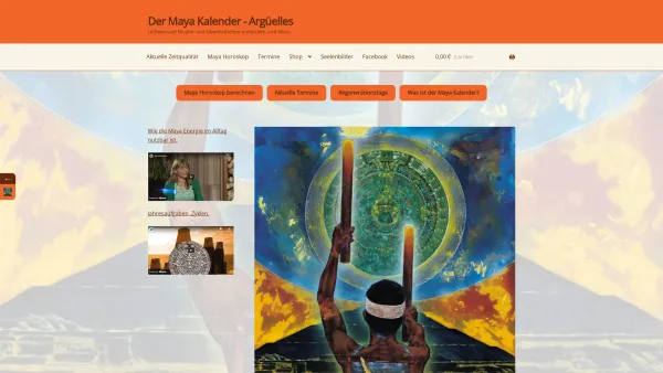 Website Screenshot: Elisabeth Kappacher - Der Maya Kalender von Elisabeth Kappacher - Date: 2023-06-14 10:43:44