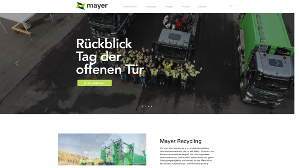 Website Screenshot: Anton Mayer GmbH - Abfallaufbereitung I Mayer-Recycling GmbH I Steiermark - Date: 2023-06-14 10:43:44