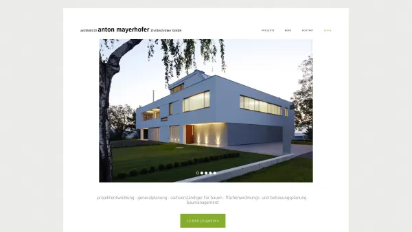 Website Screenshot: Dipl. Ing. Anton Mayerhofer - Architekt DI Anton Mayerhofer | - Date: 2023-06-14 10:43:44