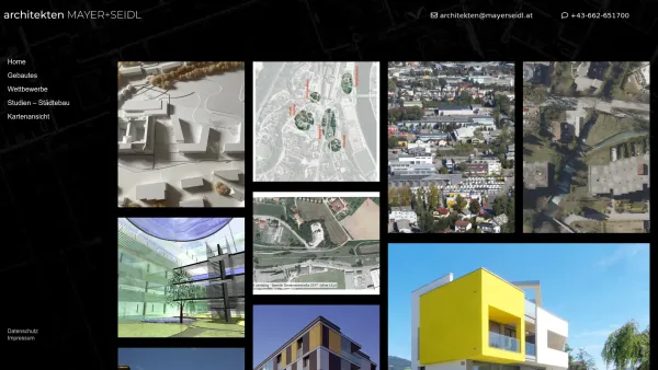 Website Screenshot: ARCHITEKTEN MAYER SEIDL - architekten mayer + seidl - Architekturbüro mit Schwerpunkt Städtebau - Date: 2023-06-15 16:02:34