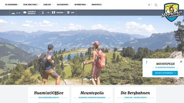Website Screenshot: Mayrhofner Bergbahnen Aktiengesellschaft - Traumhafte Bergwelt im Zillertal | Mountopolis - Mayrhofner Bergbahnen - Date: 2023-06-14 10:38:01