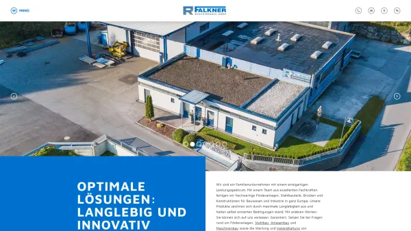 Website Screenshot: Falkner Maschinenbau GmbH - Maschinenbau Tirol ► Spezialist für Stahlbau in Tirol | Home | Maschinenbau Österreich - Date: 2023-06-23 12:06:47