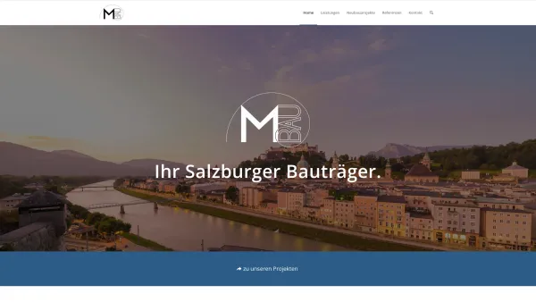 Website Screenshot: M Bau GesmbH. - M Bau GesmbH. | Ihr Salzburger Bauträger - Date: 2023-06-15 16:02:34