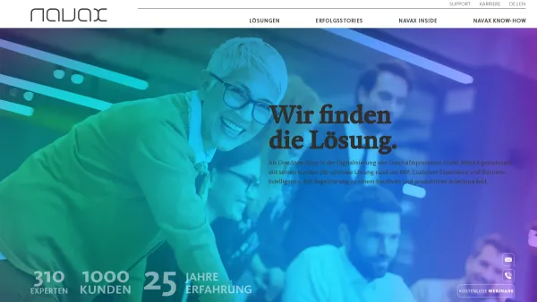 Website Screenshot: MBS - Modern Business Systems Informationssysteme Gesellschaft m.b.H. - NAVAX IT-Beratung und Consulting | Wien, Köln, Graz, Linz | NAVAX - Website - Date: 2023-06-23 12:06:47
