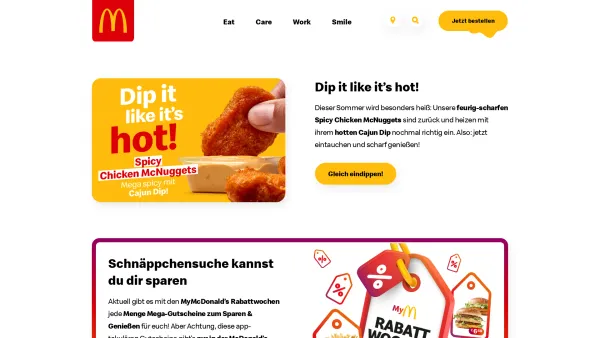 Website Screenshot: McDonald\\'s Werbegesellschaft m.b.H. - Willkommen bei McDonald's Österreich! - Date: 2023-06-23 12:06:47