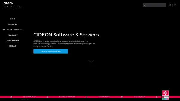 Website Screenshot: mcds datensystem gmbh - CIDEON Software & Services - Date: 2023-06-14 10:37:04