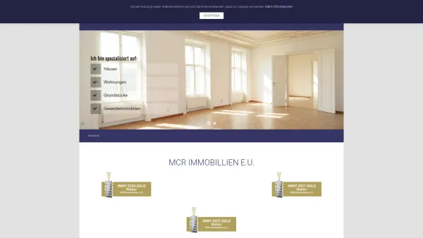 Website Screenshot: MCR Immobilien e.U. - MCR Immobillien e.U. - Date: 2023-06-23 12:06:47