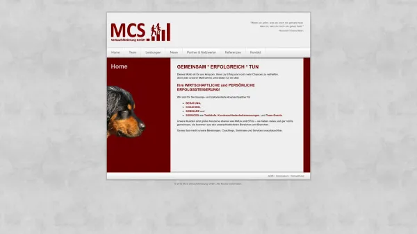 Website Screenshot: MCS Verkaufsförderung GmbH - MCS Verkaufsförderung GmbH - Date: 2023-06-23 12:06:47