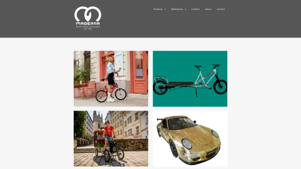 Website Screenshot: design fahrrad fahrräder bike bicycle bicicleta radfahren liegerad recumbent faltrad plegar klapprad zusammen klappen convertible - maderna.bike – Bicycle Design & Innovation - Date: 2023-06-23 12:06:47