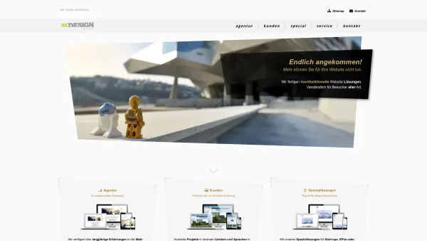 Website Screenshot: mDesign.at - neue medien agentur - mDesign // new media ★ Agentur für Webdesign | 4040 Linz - Date: 2023-06-23 12:06:47