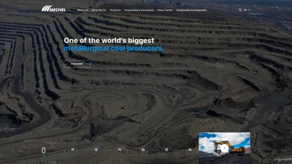 Website Screenshot: Mechel - Mechel - global mining and steel company - Date: 2023-06-23 12:06:49