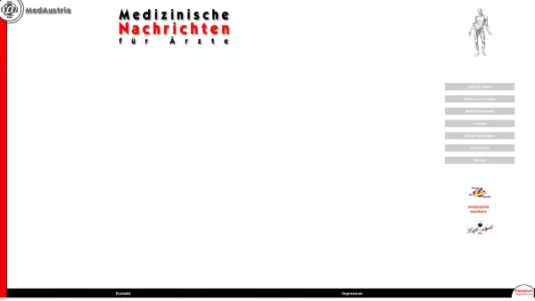 Website Screenshot: MedAustria - Medizinische Nachrichten für Ärzte - MedAustria das Ärztenetz - Date: 2023-06-23 12:06:49
