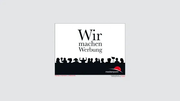 Website Screenshot: Medienpoint - Werbe- und VerlagsgesmbH - Medienpoint - Wir machen Werbung - Start - Date: 2023-06-23 12:06:52