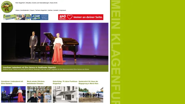 Website Screenshot: Mein Klagenfurt am Wörthersee - Mein Klagenfurt - Das Großstadt-Magazin mit Nachrichten aus Klagenfurt - Date: 2023-06-15 16:02:34