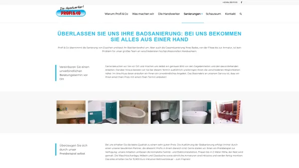 Website Screenshot: Ambiente Bad Walter Strobl KG - Badsanierungen – Profi & Co - Date: 2023-06-23 12:06:55