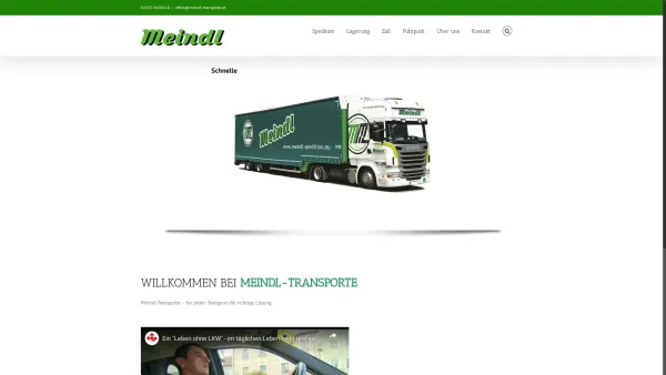 Website Screenshot: Meindl TRANSPORT Ges.m.b.H. www.meindl-transporte.at powered by beas.at internet4u - Meindl Transporte Ges.m.b.H. - Date: 2023-06-23 12:06:55