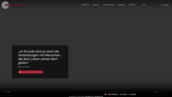 Website Screenshot: Meinhart Kabel GmbH Startseite - Meinhart | Der Spezialist für Kabel und Leitungen - Date: 2023-06-23 12:06:55