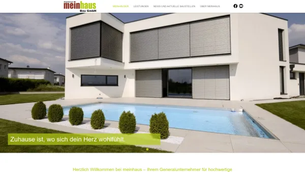 Website Screenshot: Ziegelmassiv meinhaus Bau GmbH - meinHäuser - Meinhaus Bau GmbH - Date: 2023-06-15 16:02:34