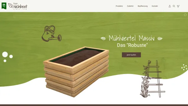 Website Screenshot: meinhochbeet.at Ortner-Holz GmbH - Hochbeet aus Holz vom Mühlviertel – meinhochbeet.at - Date: 2023-06-15 16:02:34