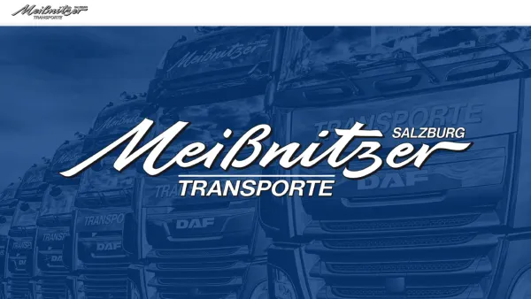 Website Screenshot: Anton Meißnitzer Transportgesellschaft m.b.H. - Meißnitzer Transporte - Date: 2023-06-15 16:02:34