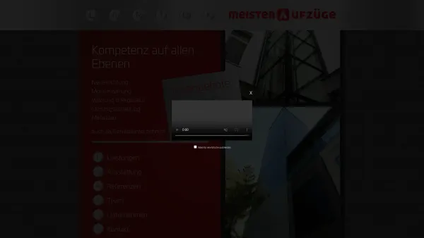 Website Screenshot: Meisteraufzüge Template 94 - Meisteraufzüge - Date: 2023-06-23 12:06:58