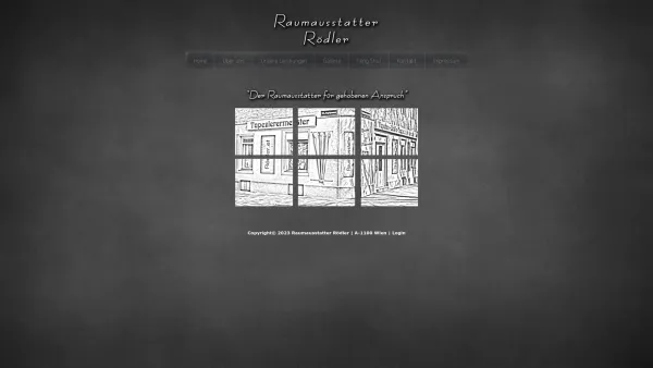 Website Screenshot: Helmut Meister Rödler - Home - Raumausstatter Rödler - Date: 2023-06-23 12:06:58