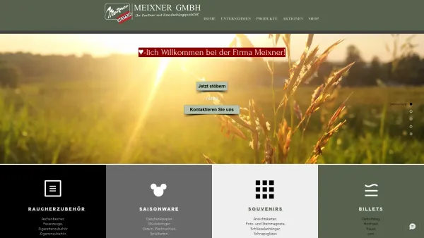 Website Screenshot: Meixner Großhandels u. Verlags GmbH - Großhandel für Souvenirs und Raucherbedarf | Verlag Meixner | Baden - Date: 2023-06-15 16:02:34