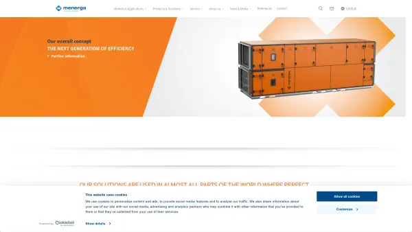 Website Screenshot: menerga Energie-Systeme GmbH - Menerga | Menerga - Date: 2023-06-15 16:02:34