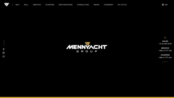 Website Screenshot: Mennyacht Handels GmbH - MennYacht – Your Yachting Partner - Date: 2023-06-23 12:07:01