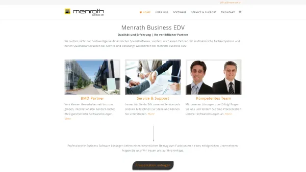 Website Screenshot: Menrath Business-EDV - Menrath Business-EDV - Date: 2023-06-14 10:43:50
