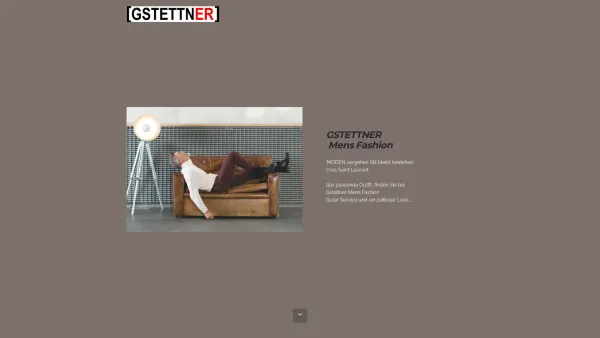 Website Screenshot: Gstettner Mens Fashion - Home - Date: 2023-06-14 10:38:27