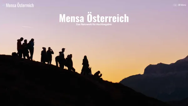 Website Screenshot: Mensa Österreich Mensa Austria - Mensa Österreich - Date: 2023-06-23 12:07:01