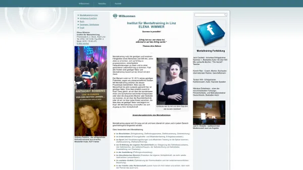 Website Screenshot: INSTITUT FÜR MENTALTRAINING ELENA WIMMER - Mentaltraining Linz - Date: 2023-06-14 10:37:35