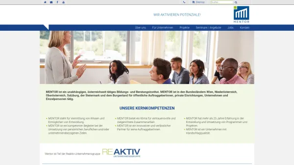 Website Screenshot: MENTOR GmbH & Co - Mentor - Date: 2023-06-23 12:07:01